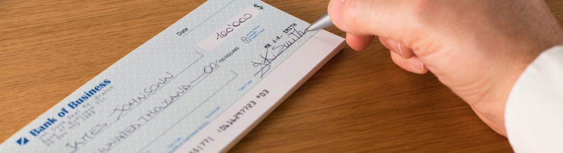 A cheque for an interim payment in a CRPS compensation claim