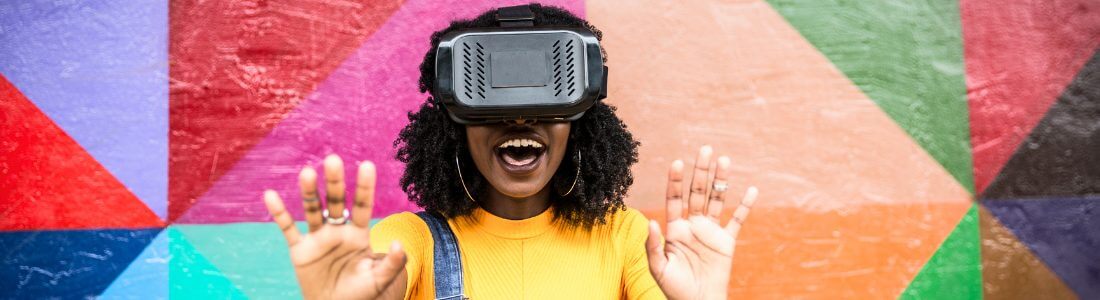 Patient experiencing the benefits of virtual reality for crps