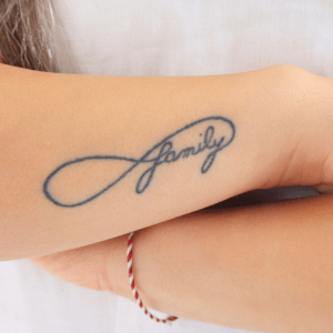 Small tattoo on forearm