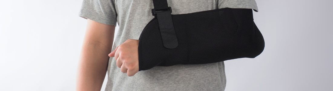 Upper limb in a sling