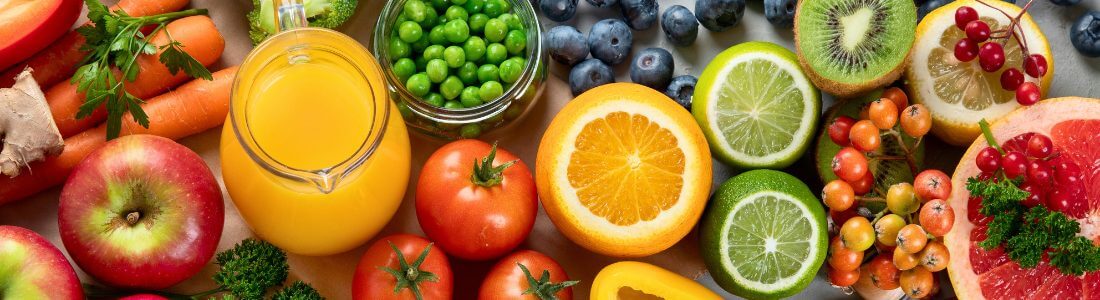 Vitamin C rich fruit and vegetables